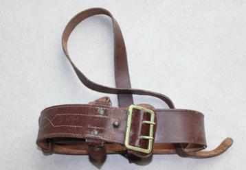 40 mei. Prachtige Belgische officiersriem en schouderriem. beschikbaar voor biedingen