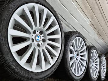 Orig 19 inch BMW 5GT 7 serie F01 F02 velgen sensoren banden