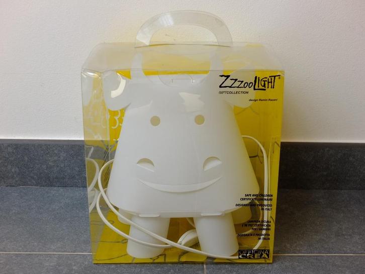 Lampe veilleuse vache pour enfants ZzzooLight, Officina Crea, Huis en Inrichting, Lampen | Tafellampen, Zo goed als nieuw, Kunststof