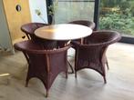 Stoelen, Huis en Inrichting, Stoelen, Ophalen, Gebruikt, Riet of Rotan, Rood