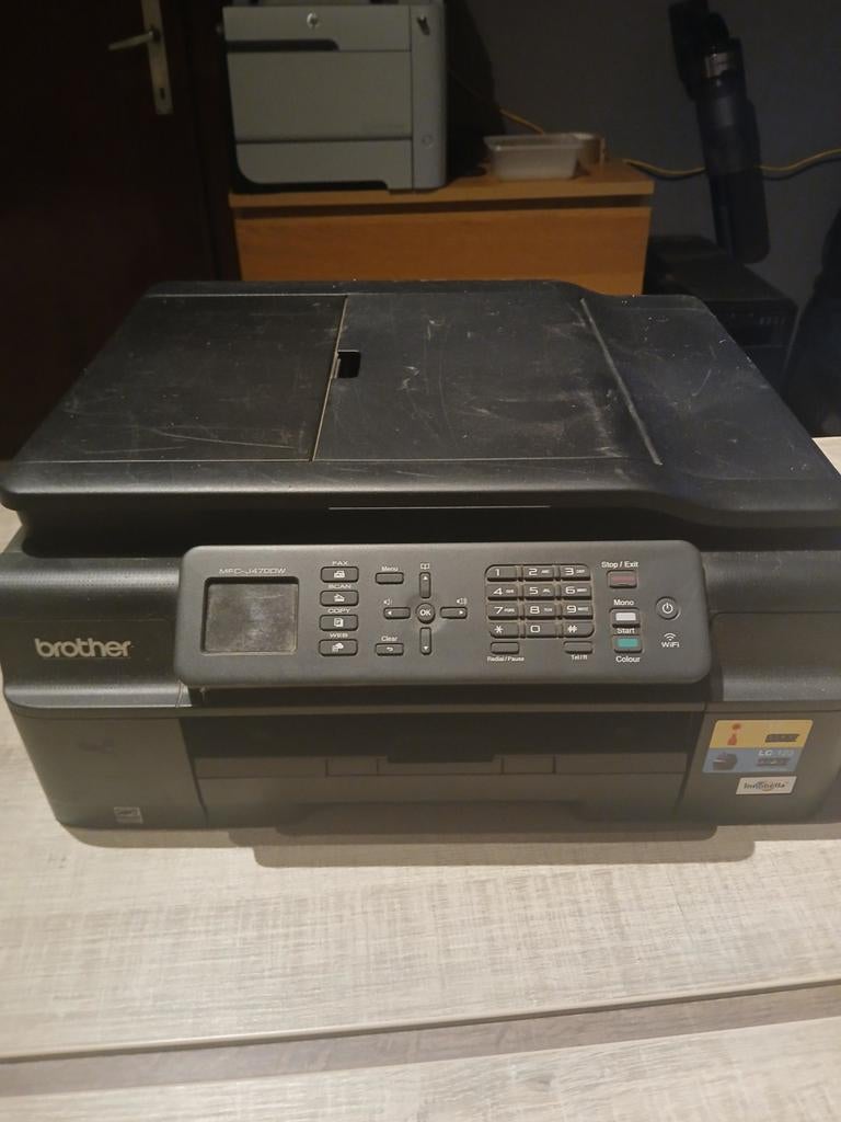 Oude printer, Ophalen