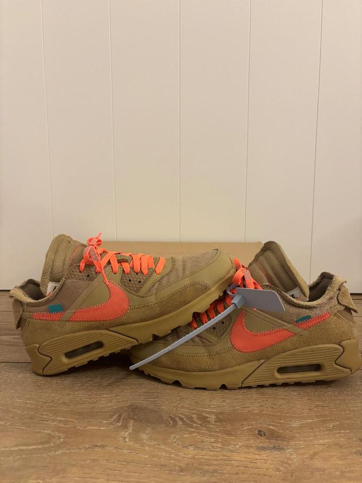 Nike Air Max 90 x Off-White EU 44 / US 10, Kleding | Heren, Schoenen, Zo goed als nieuw, Sneakers, Overige kleuren, Ophalen of Verzenden