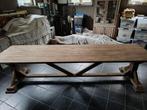 Mooie grote oude landelijke kloostertafel, Huis en Inrichting, Tafels | Eettafels, Ophalen, Gebruikt, Landelijke
