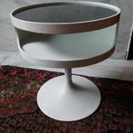 Table Opal Mőbel avec base en métal, bois et verre, Maison & Meubles, ., Moins de 55 cm, 45 à 60 cm, Utilisé