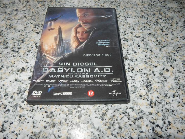 nr.2030- Dvd: babylon ad - actie, Cd's en Dvd's, Dvd's | Actie, Actie, Vanaf 12 jaar, Ophalen of Verzenden