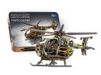 3D Houten Puzzel Helikopter - DIY Wood Color Collection, Verzenden, Nieuw, Helikopter, Overige merken