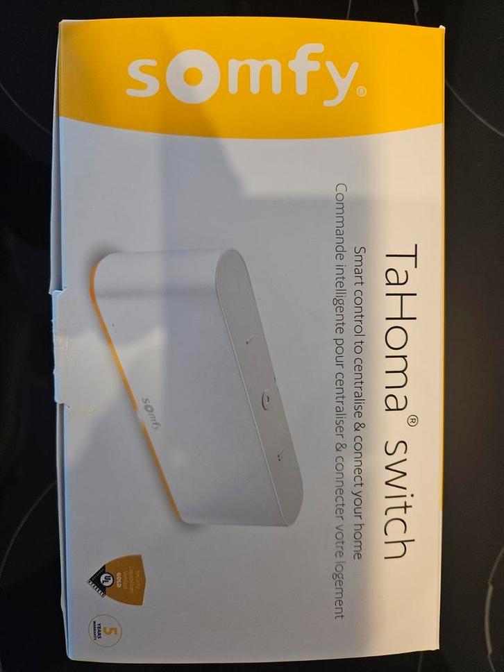 Somfy tahoma switch, Doe-het-zelf en Bouw, Rolluiken, Ophalen of Verzenden