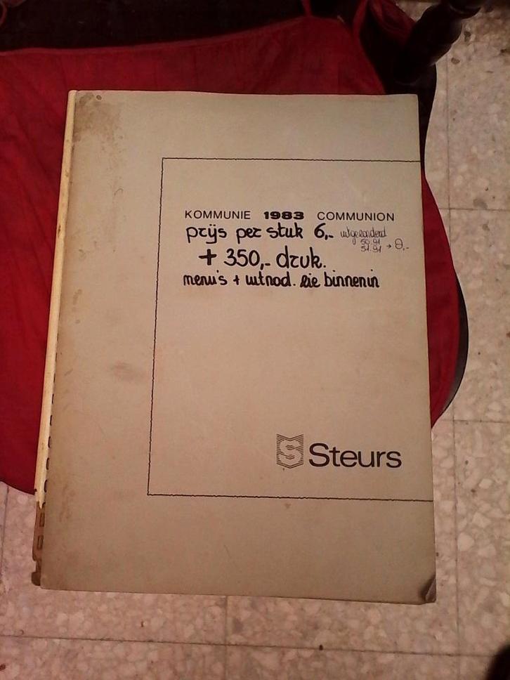 Komuniekaartjes, Collections, Cartes de naissance & Cartes de visite, Carte de visite, 1980 à 1990, Enlèvement ou Envoi