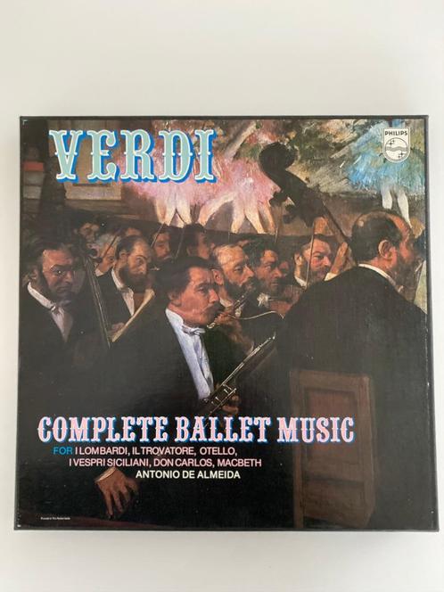 2 LP Box Giuseppe Verdi Antonio De Almeida Complete Ballet, Cd's en Dvd's, Vinyl | Klassiek, Zo goed als nieuw, Romantiek, Orkest of Ballet