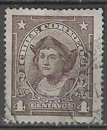 Chili 1915/1927 - Yvert 111 - Christoffel Columbus (ST) beschikbaar voor biedingen