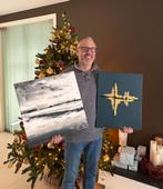 Abstracte schilderijen Mk Art, Antiek en Kunst, Ophalen of Verzenden