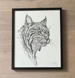 BELGISCHE Kunst genummerde Litho Dewinter LYNX grotten Han, Ophalen of Verzenden