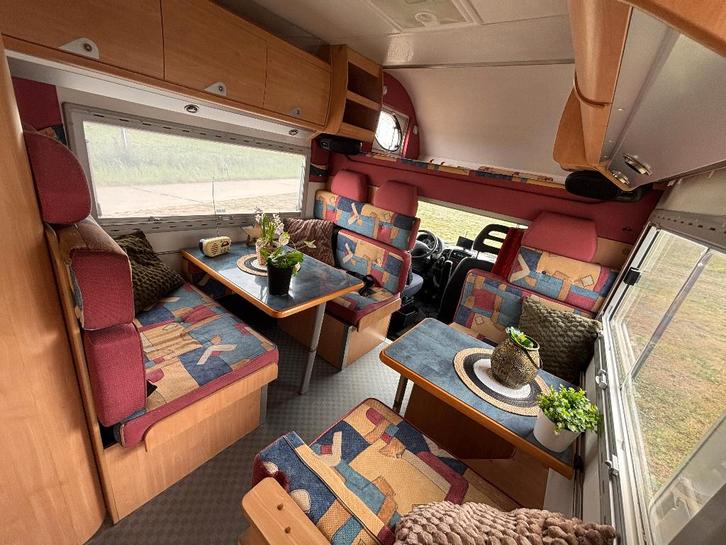 Fiat Ducato 2.8TDi Mobilvetta Miller 84.000km!!! rijbewijs C, Caravanes & Camping, Camping-cars, Particulier, Plus de 6, Alcôve