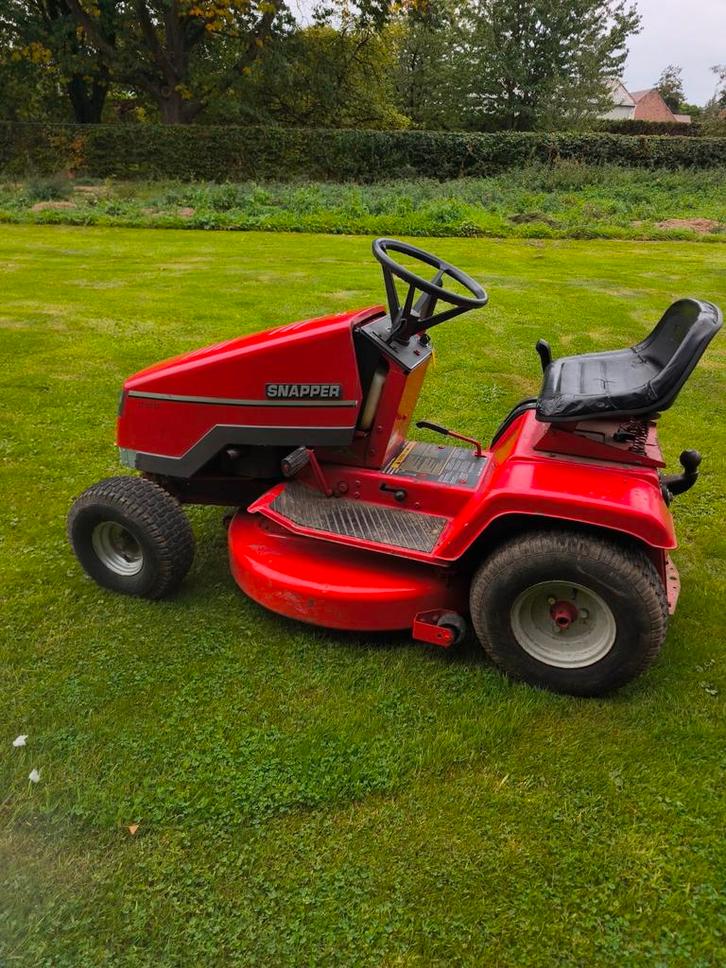 Snapper Kohler gazontractor van 14 pk met zijuitworp, Tuin en Terras, Zitmaaiers, Gebruikt, 90 tot 120 cm, Elektrische starter