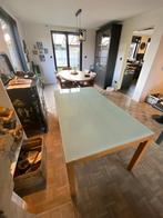 Eettafel met lades, Huis en Inrichting, Ophalen, Gebruikt, 50 tot 100 cm, Vijf personen of meer