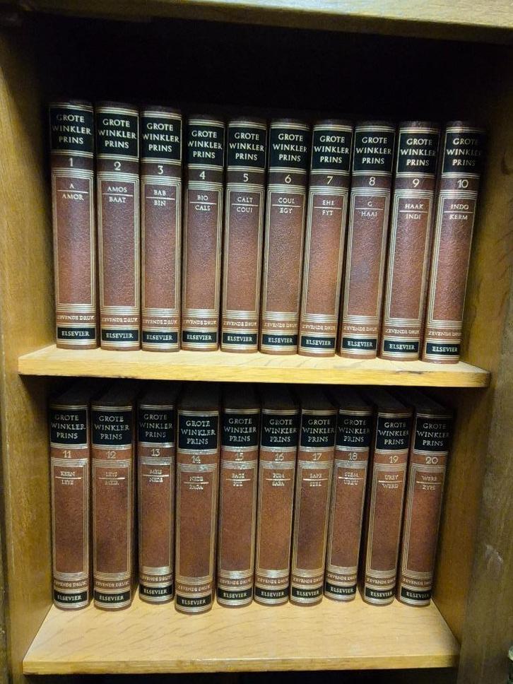 Winkler prins encyclopedie 20 delen, Boeken, Encyclopedieën, Zo goed als nieuw, Complete serie, Algemeen, Ophalen