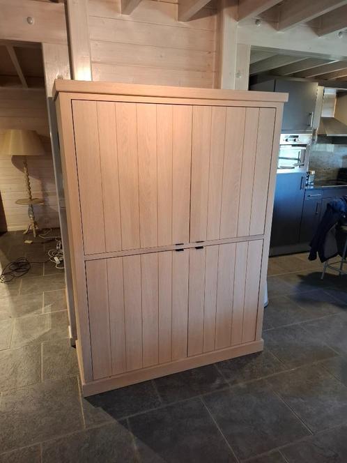 Eiken barkast, Huis en Inrichting, Kasten | Buffetkasten, Zo goed als nieuw, 150 tot 200 cm, 100 tot 150 cm, 25 tot 50 cm, Eikenhout