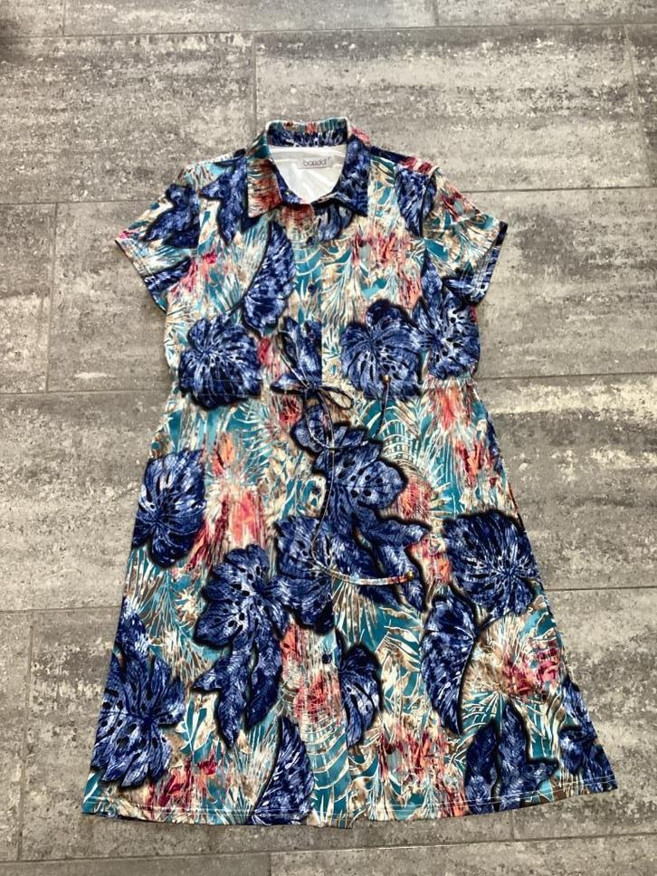 Jurk Batida 40/L, Kleding | Dames, Jurken, Zo goed als nieuw, Maat 38/40 (M), Blauw, Knielengte, Ophalen of Verzenden