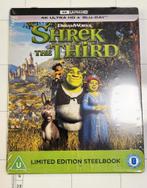 -Shrek The Third- 4K UHD Blu Ray Steelbook. NEW, Cd's en Dvd's, Blu-ray, Ophalen of Verzenden, Nieuw in verpakking, Tekenfilms en Animatie