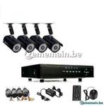 4 bewakingscamera's P2P-systeem met 4 kanalen 960h hdm, Nieuw