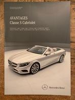 Brochure d'information sur le produit Mercedes-Benz S cabrio, Livres, Enlèvement ou Envoi, Neuf, Mercedes-Benz, Mercedes