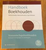 Handboek boekhouden, vennootschapsboekhouden, Boeken, Ophalen of Verzenden, Zo goed als nieuw, Erik De Lembre; Patricia Everaert