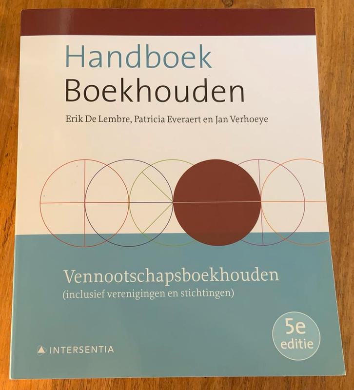 Handboek boekhouden, vennootschapsboekhouden, Boeken, Economie, Management en Marketing, Zo goed als nieuw, Economie en Marketing