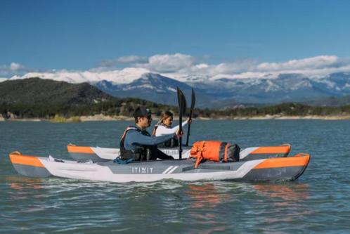 Kajak voor wie op vakantie gaat en houdt van watersport, Sports nautiques & Bateaux, Kayaks, Comme neuf, 1 personne, Gonflable