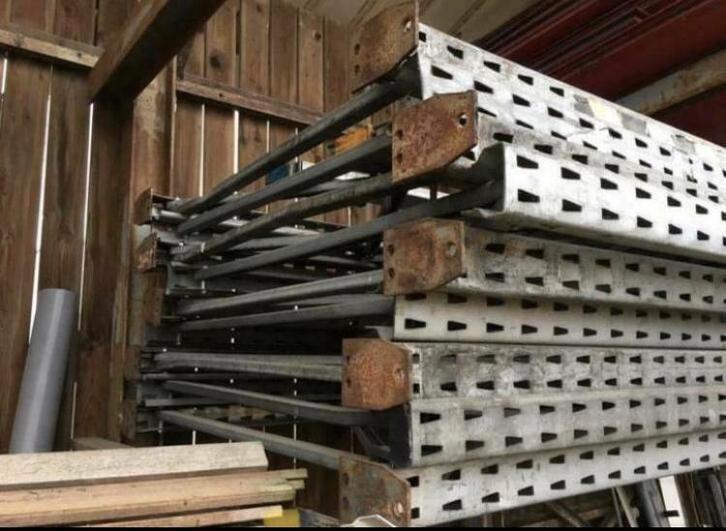 Dexion SL super palletstelling staanders ladders palletrek, Zakelijke goederen, Kantoor en Winkelinrichting | Magazijn, Stelling en Opslag