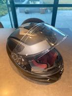 MThelmets scooter-/motorhelm – maat 55–56 – zwart/grijs, Heren, Integraalhelm, S, Tweedehands