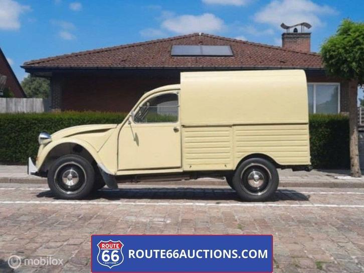 Citroën 2CV AK 400 | 1975 | Route 66 Auctions, Auto's, Oldtimers, Bedrijf, Te koop, Citroën, Benzine, Overige carrosserie, Handgeschakeld