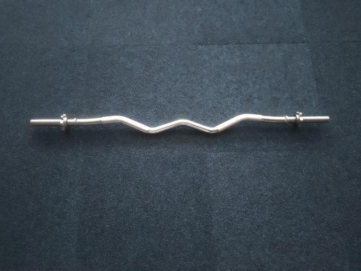 Curlstang, EZ Halterstang, Sport en Fitness, Fitnessmaterialen, Zo goed als nieuw, Halterstangen, Armen, Ophalen