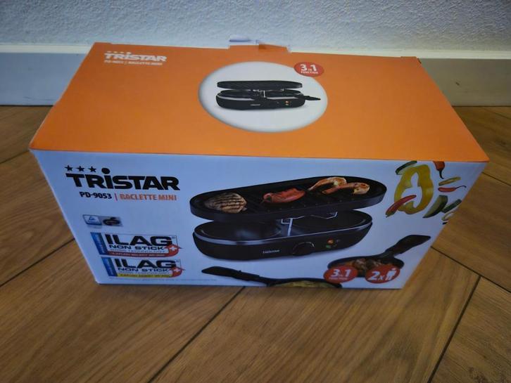 Tristar PD-9053 Raclette Mini – 3-in-1, zo goed als nieuw, Elektronische apparatuur, Contactgrills, Gebruikt, Verzenden