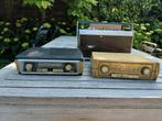 3 oude radio´s waarvan 2x Philips, Ophalen of Verzenden, Radio