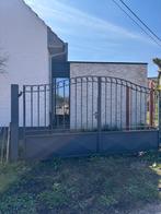 Poort - hek metaal - vleugels 1,8m, Tuin en Terras, Ophalen, Zo goed als nieuw