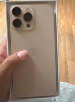iPhone 16 Pro Max - 512GB - desert titanium + doos & kabel, Telecommunicatie, Ophalen, Zo goed als nieuw, IPhone 14 Pro Max, Frontje of Cover