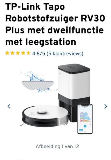 TP-Link Tapo Rv30 Plus, Enlèvement, Neuf, Aspirateur robot