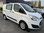 Ford Custom 2.0 tdci 1st eig ohboek trekhaak pdc airco, Auto's, Voorwielaandrijving, Stof, 1995 cc, 4 cilinders
