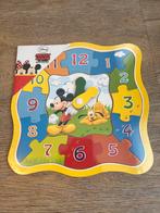 Houten klok puzzel Mickey - ongeopend in verpakking, Nieuw, 10 tot 50 stukjes, Ophalen of Verzenden
