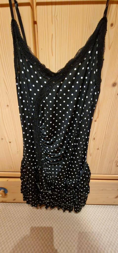 ​Elegant Zwart Kleedje met stipjes–Fifilles Paris–maat 36  S, Kleding | Dames, Jurken, Maat 36 (S), Zwart, Boven de knie, Ophalen of Verzenden