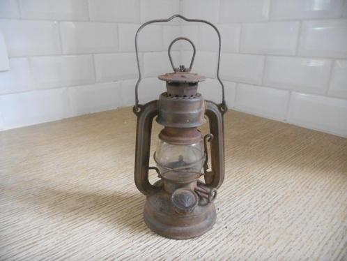 Oude mijnwerkerslamp (gereduceerd model)., Antiek en Kunst, Antiek | Verlichting, Ophalen of Verzenden