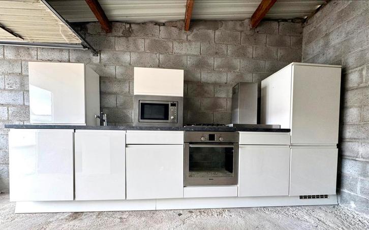 Witte hoogglangs Keuken Greeploze * incl Toestellen, Huis en Inrichting, Keuken | Complete keukens, Ophalen of Verzenden