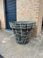Beschilderde grote bloempot, Tuin en Terras, Ophalen of Verzenden, Zo goed als nieuw