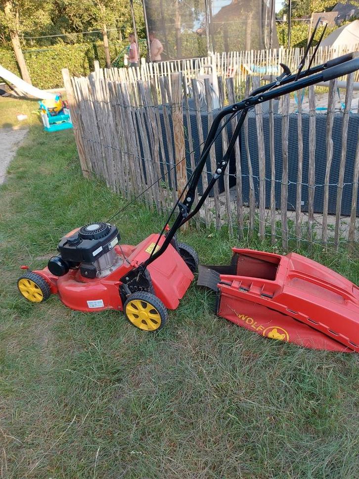 Wolf garten a 4600a benzine maaier, Tuin en Terras, Grasmaaiers, Zo goed als nieuw, Ophalen