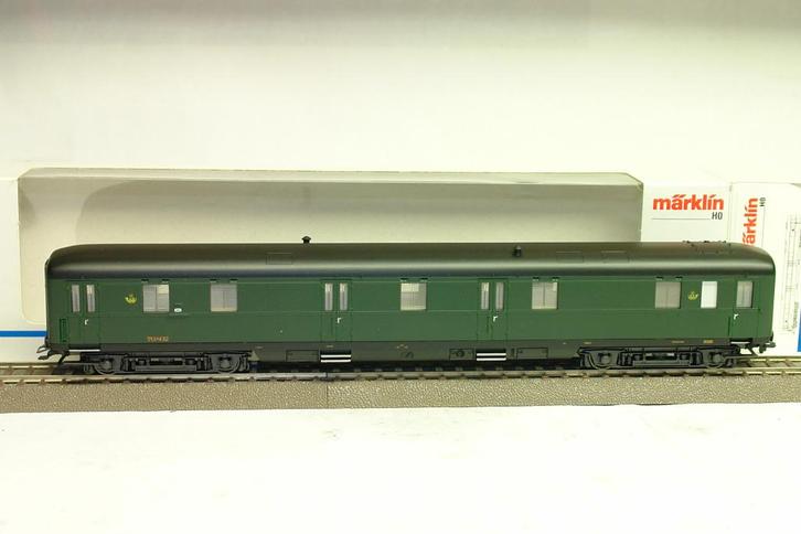 MARKLIN 43268 POSTALE SNCB NMBS EPOQUE VAPEUR HO, Hobby & Loisirs créatifs, Trains miniatures | HO, Neuf, Wagon, Märklin, Enlèvement ou Envoi