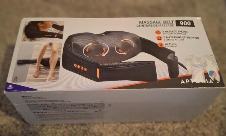 Aptonia 900 massage- en verwarmingsriem, Sport en Fitness, Massageproducten, Zo goed als nieuw, Massagestoel of Kussen, Ophalen of Verzenden