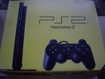 Console Playstation 2 SONY noir en boîte + 5 jeux (descrip.)