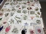 Lot van 49 wenskaarten Huwelijk jaren 50 veel met broderie, Ophalen of Verzenden, Voor 1970, Visitekaartje