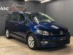 VW Touran 1.6 TDI 7 zitplaatsen, Auto's, 4 cilinders, Blauw, Bedrijf, 5 deurs