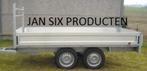 aanhangwagen ongeremd plateau afmetingen bak 3.08 x 1.58 m, Ophalen, Nieuw